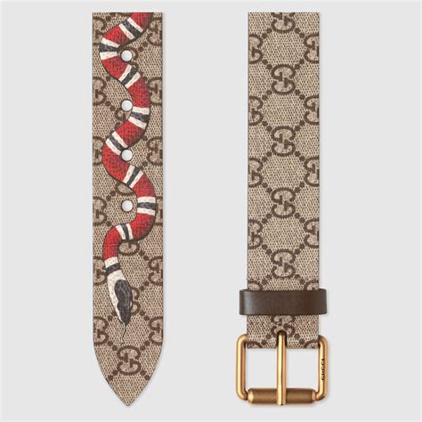 gucci kingsnake belt rep|Gucci belt men's size 30.